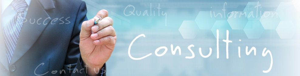 businessman hand writing consulting